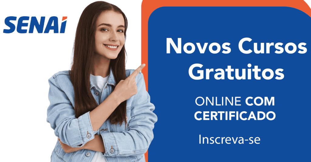 Cursos Gratuitos EAD do SENAI – Estude Online com Certificado